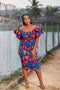 Buike African Print Dress