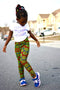 NADINE GREEN KIDS AFRICAN PRINT PANTS - Origin Trends