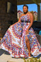 Adedi Maxi African Print Dress