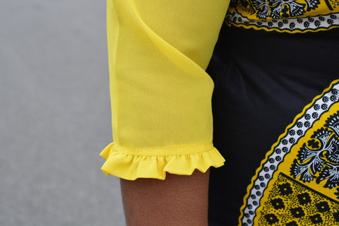XEXI AFRICAN PRINT DRESS - Origin Trends