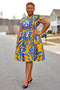 Esre Gathers African Print Dress