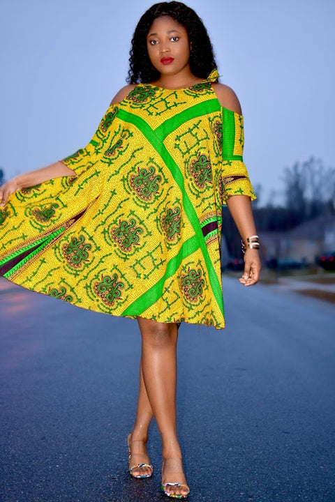 KAVI AFRICAN PRINT DRESS - Origin Trends