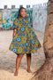 Vivo African Print Dress