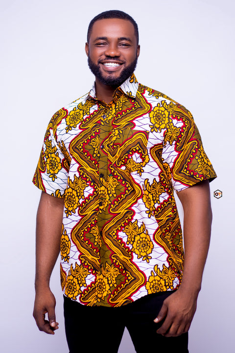 Afina African Print Shirt