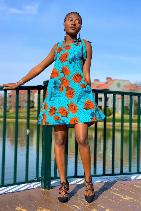 Kekeli African Print Dress