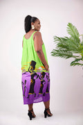 KOPE OMBRE AFRICAN PRINT DRESS - Origin Trends