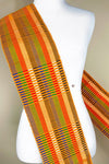 Multicolored Handwoven Kente Stole/scarf/cloth